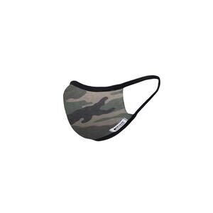 LAmade Washable 2-Layer Reversible Mask Camo/Solid Black One Size